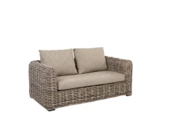 Macao 2-personers havesofa - Naturrattan - DEMO