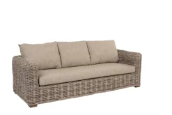 Macao 3-personers havesofa - Naturrattan