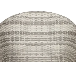 Malmø Andrea Havemøbelsæt m/4 stole - 100x160 cm - Gråhvid