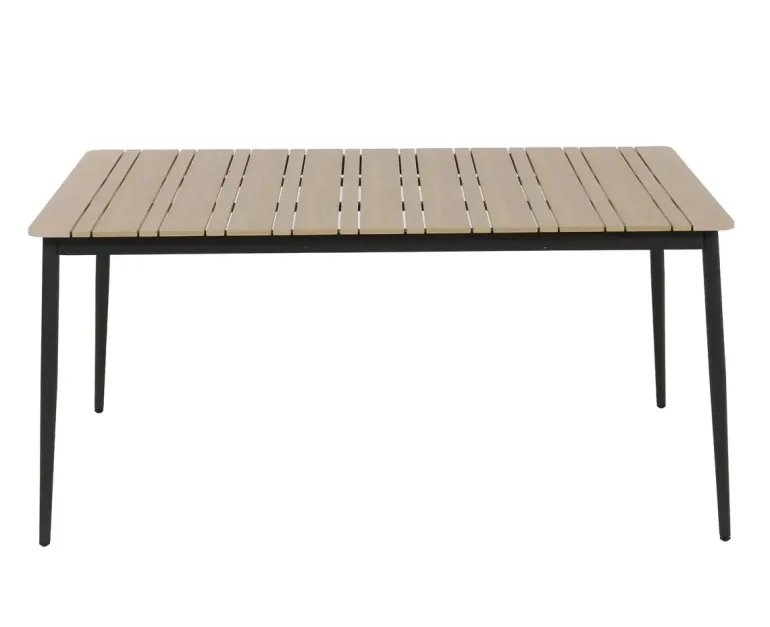 Malmø Andrea Havemøbelsæt til 4 personer - 100x160 cm - Mørkegrå
