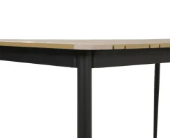Malmø Geneve Havemøbelsæt til 4 personer - 100x160 cm - Mørkegrå