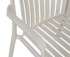 Malmø Sonja Havemøbelsæt til 4 personer - 100x180/235 cm - Gråhvid