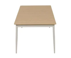 Malmø Sonja Havemøbelsæt til 4 personer - 100x180/235 cm - Gråhvid