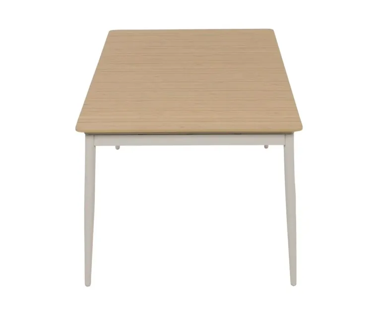 Malmø Sonja Havemøbelsæt til 4 personer - 100x180/235 cm - Gråhvid