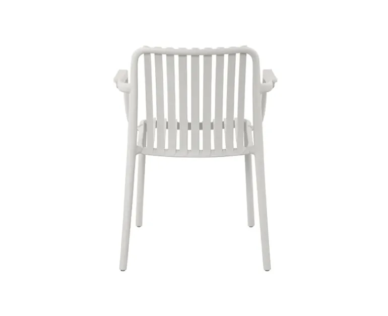 Malmø Sonja Havemøbelsæt til 4 personer - 100x180/235 cm - Gråhvid