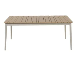 Malmø Sonja Havemøbelsæt til 4 personer - 100x180/235 cm - Gråhvid