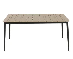 Malmø Sonja Havemøbelsæt til 4 personer - 100x160 cm - Mørkegrå