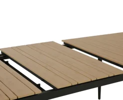 Malmø Udtræksbord 100x180/235 cm - Nonwood/Mørkegrå