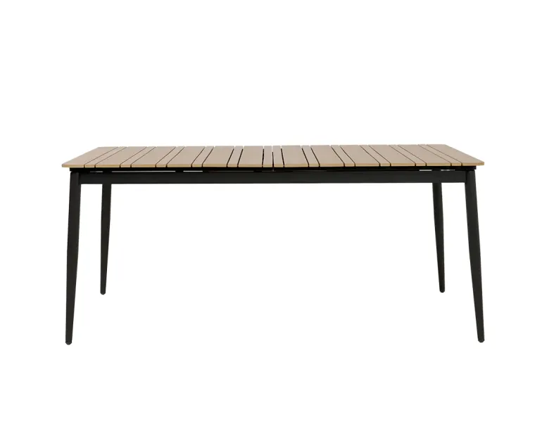 Malmø Udtræksbord 100x180/235 cm - Nonwood/Mørkegrå
