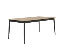 Malmø Udtræksbord 100x180/235 cm - Nonwood/Mørkegrå