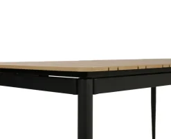 Malmø Udtræksbord 100x180/235 cm - Nonwood/Mørkegrå