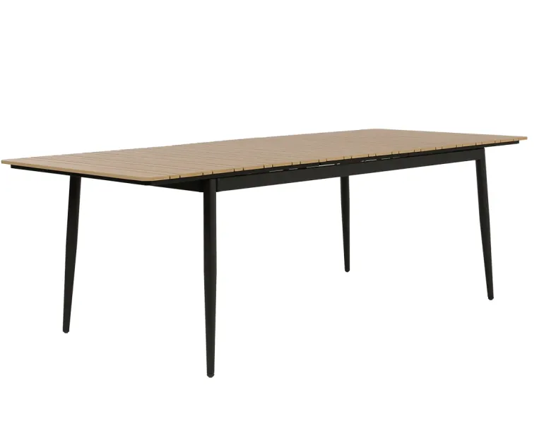 Malmø Udtræksbord 100x180/235 cm - Nonwood/Mørkegrå