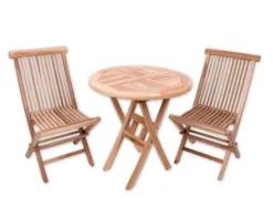 Møen Cafesæt Ø70 - Classic Teak