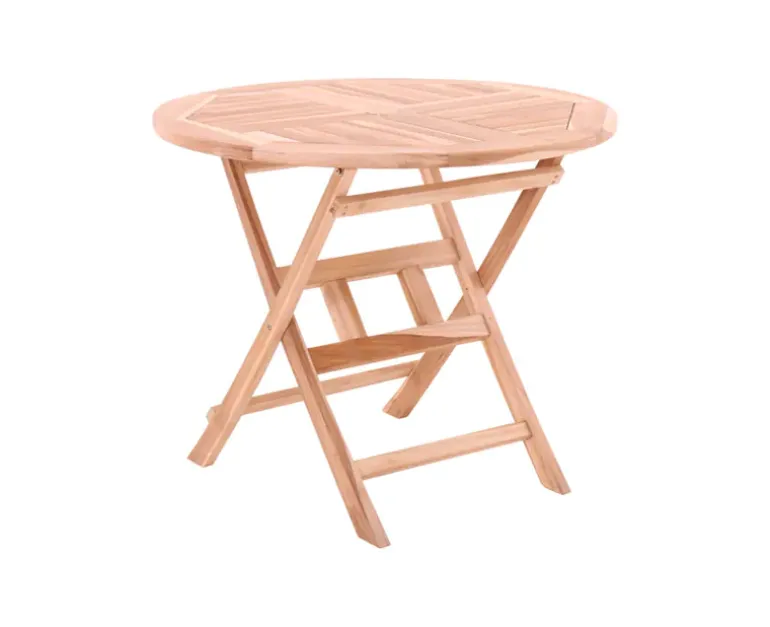 Møen foldebord Ø90 - Classic Teak