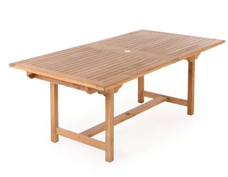 Nanna Mia Havemøbelsæt 100x200/250/300 - Kerneteak