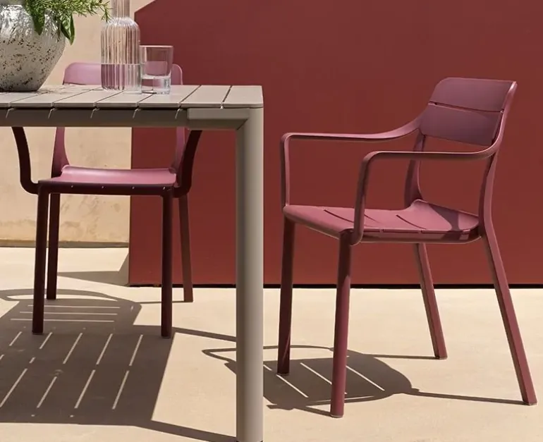Nardi Cassia Stabelstol med armlæn - Borgogna