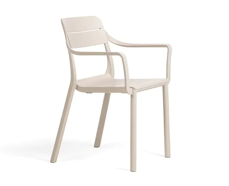 Nardi Cassia Stabelstol med armlæn - Sand