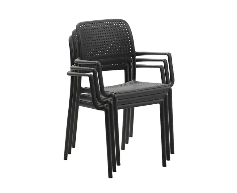Nardi Clip Bora Cafesæt 80x80 - Antracit
