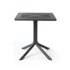 Nardi Clip cafebord 70x70 - Antracit