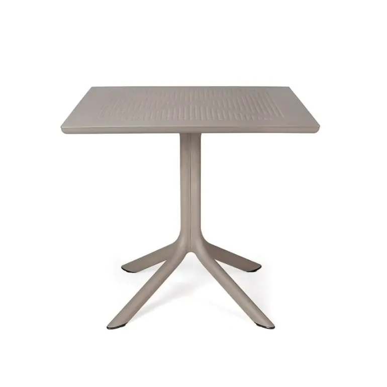 Nardi Clip cafebord 80x80 - Latte
