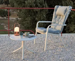 Nardi Folio pos. loungestol - Hvid