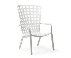 Nardi Folio pos. loungestol - Hvid
