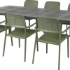 Nardi Libeccio Bora Havemøbelsæt 100x160/220 - Antracit/Agave