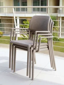 Nardi Libeccio Bora Havemøbelsæt 100x160/220 - Latte