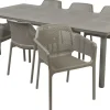 Nardi Libeccio Net Havemøbelsæt 100x160/220 - Latte
