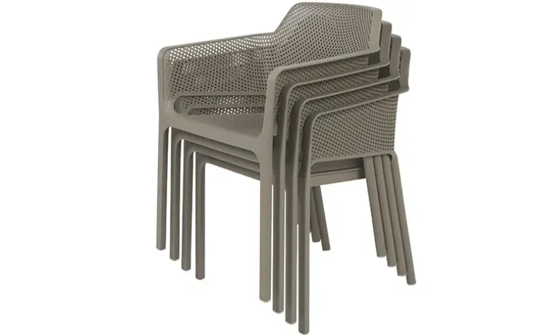 Nardi Libeccio Net Havemøbelsæt 100x160/220 - Latte