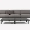 Nardi Maximo Loungebord 80x80 cm - Antracit