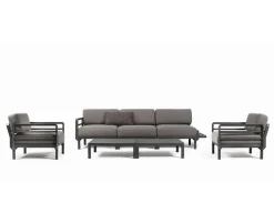 Nardi Maximo Loungebord 80x80 cm - Antracit