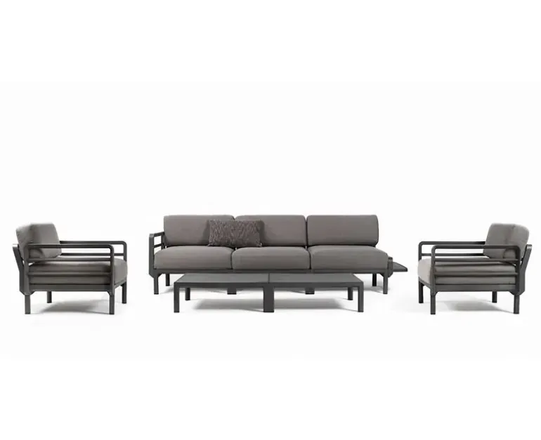 Nardi Maximo Loungebord 80x80 cm - Antracit