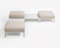 Nardi Maximo Loungebord 80x80 cm - Sand
