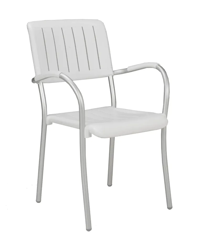 Nardi Musa stabelstol - Hvid