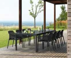 Nardi Rio 210 Havebord 85x140/210 - Antracit