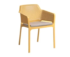 Nardi Rio 140/210 Net Havemøbelsæt - Sennep