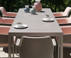 Nardi Rio 280 udtræksbord 100x210/280 - Latte