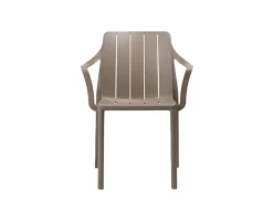 Nardi Rio Tiberina Havemøbelsæt - 100x210/280 - 6 stole - Latte