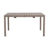 Nardi Tevere Cassia Havemøbelsæt - 90x147/211 - Latte / Borgogna