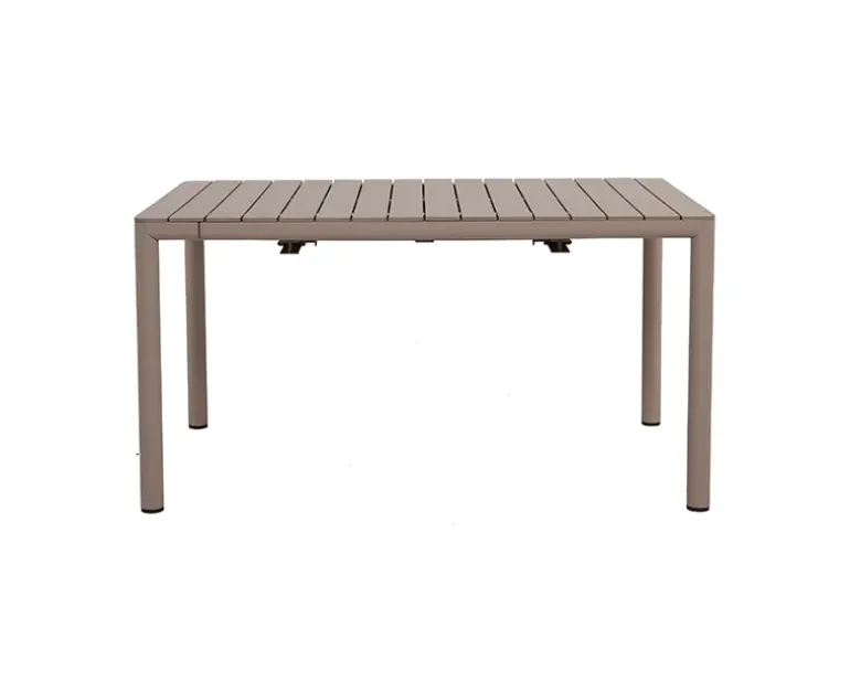 Nardi Tevere Cassia Havemøbelsæt - 90x147/211 - Latte / Borgogna