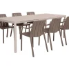 Nardi Tevere Tiberina Havemøbelsæt - 90x147/211 - Sand / Latte
