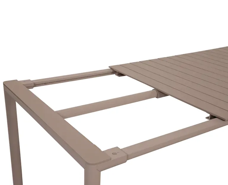 Nardi Tevere Tiberina Havemøbelsæt - 100x210/275 - 8 stole - Latte