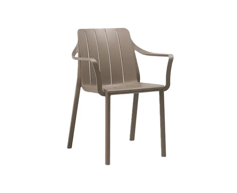 Nardi Tevere Tiberina Havemøbelsæt - 100x210/275 - 8 stole - Latte