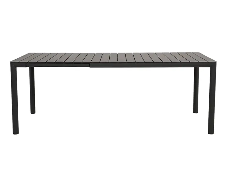 Nardi Tevere udtræksbord 90x147/211 - Antracit