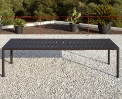 Nardi Tevere udtræksbord 100x210/275 - Antracit