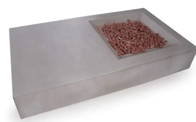 Norris Fire Pit Gasbålsted 87x153 - Grå