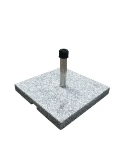 Parasolfod 60kg - Grå granit m/hjul