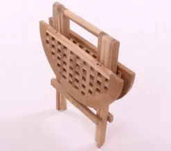 Picnic foldebord Ø50 - Classic Teak