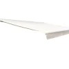Pil markise – semikassette med motor – 4,8 x 3 meter – Hvid/Beige
